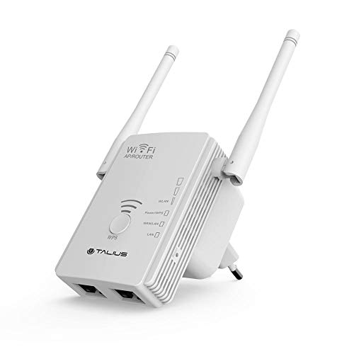 TALIUS Router/Repeater/AP 300Mb 2 Antennen REP-3002-ANT Netzwerk-Repeater (Network Repeater, 300Mbps, 10,100Mbps, 10/1001356), 1356g, Wi-Fi 4 (802.11n), 300 MBit/s