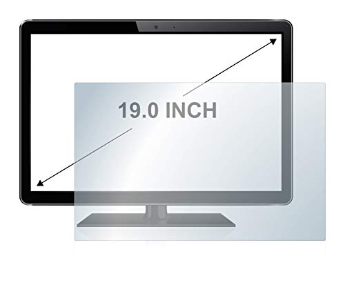 BROTECT Panzerglas Schutzfolie für 19 Zoll Industrie-Monitore (410.9 x 257 mm, 16:10) - AirGlass, 9H Härte, Anti-Fingerprint, HD-Clear