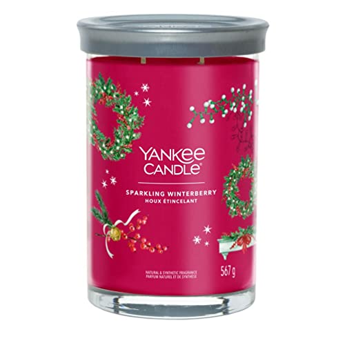 Yankee Candle Sparkling Winterberry Duftkerze im Glas, groß