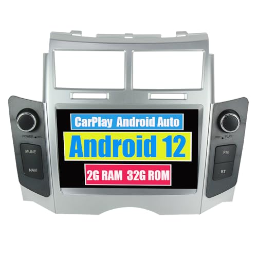 RoverOne Auto Stereo für Toyota Yaris 2005 2006 2007 2008 2009 2010 2011 mit Android Multimedia-Player Navigation Radio Stereo Touchscreen Bluetooth WiFi USB Mirror Link