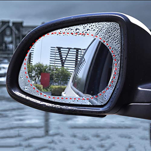 Car Rearview Mirror Rain Film, 4 Pack With Suitable For Any Type Of Car, Can Be Used For Car Side Windows
