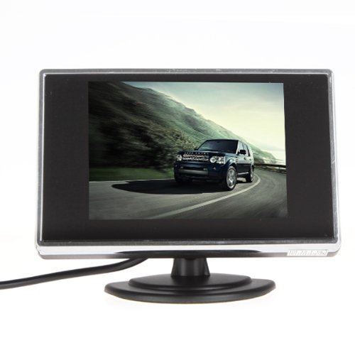 BW 3,5 Zoll TFT LCD Auto Monitor mit Tachen LCD-Farbdisplay für Rückfahrkamera