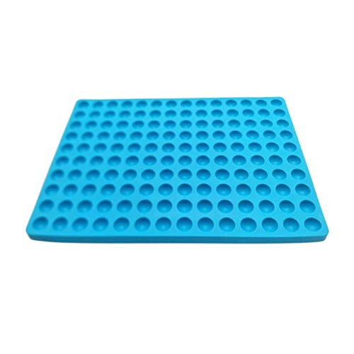 Backmatte Silikon Backmatte 2cm Halbkugel Silikon Matte Mit Knöpfen Backform Für Hundekekse Und Leckereien 1St Blau