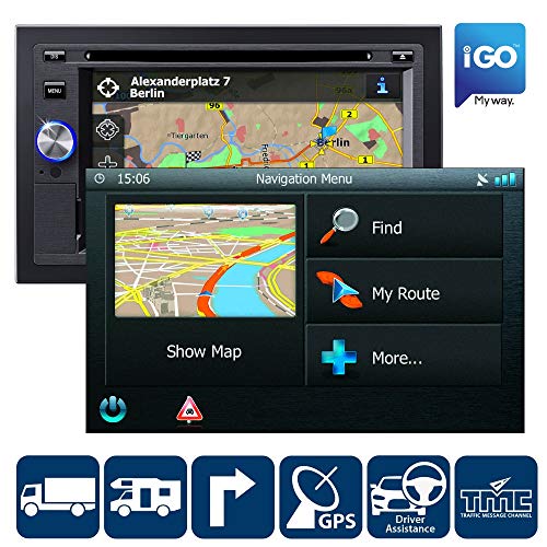 Blaupunkt Navigationssoftware iGO Primo LKW/Truck (SD-Karte) geeignet für Blaupunkt 370/530 / 570/690 Serie | Europa 45 Länder | 2 Jahre Karten-Updates