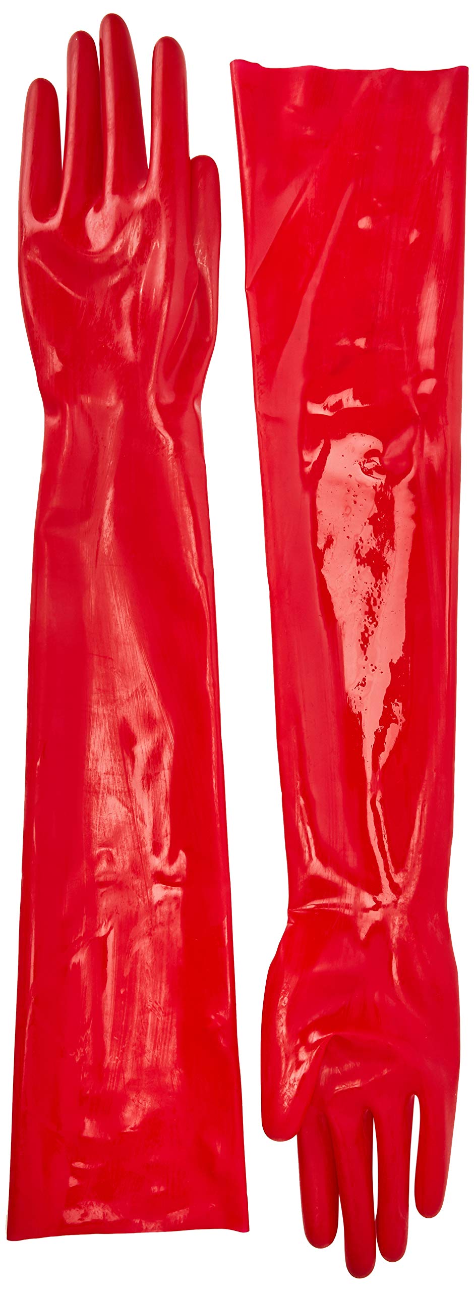 The Latex Collection Damen 29001493031 The Latex Collection Latex Handschuhe Rot Medium, Rot (Rosso 001), Einheitsgröße (Herstellergröße: Medium) EU