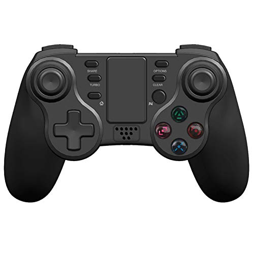 Yinuoday Wireless Game Controller PC Game Controller für Ps4 Ps3 Konsole Motion Sensing Programmierbares Joystick Touchpanel mit Headset-Buchse