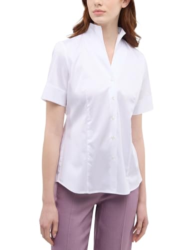 ETERNA Damen Satin Shirt Regular FIT 1/2 weiß 40_D_1/2
