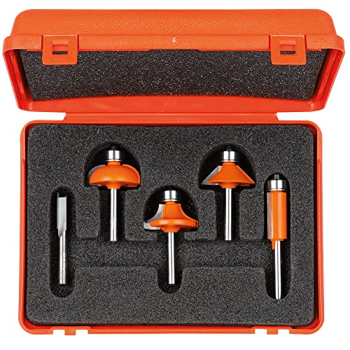 CMT Orange Tools 700.005.03 – ESTUCHE 5 geraden Erdbeeren und perf. S 6 HW DX