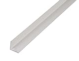 Alberts 474973 BA-Profil Winkel | Aluminium, weiß kunststoffbeschichtet RAL 9016 | 2600 x 50 x 50 x 3 mm