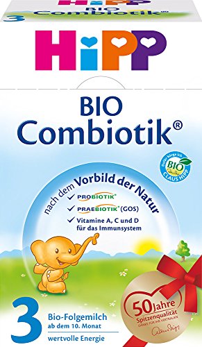 Hipp Bio Combiotik 3 Folgemilch - ab 10. Monat, 2er Pack (2 x 600g)