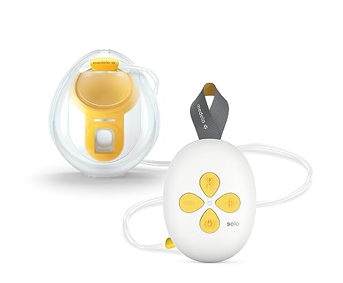Medela Solo Hands-free Milchpumpe | Kompakte und intuitive elektrische Milchpumpe für einseitiges Abpumpen