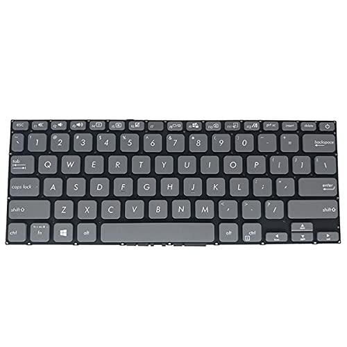 Laptop-Tastatur US-Layout für ASUS X409 X409DA X409DJ X409JA X409FJ X409UJ Schwarz