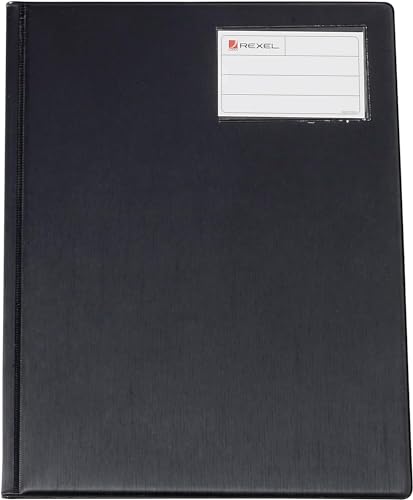 Rexel 17438BK Sichtbuch Professional, A4, 40 Hüllen, schwarz