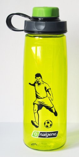 Nalgene Trinkflasche 'Everyday OT-Cap' - 0,7 L, grün, Deckel grün, Fussball