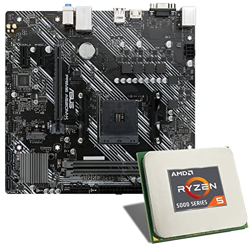 Mainboard Bundle | AMD Ryzen 5 5500GT, 6X 3600 MHz, ASUS Prime A520M-K, 1x M.2 Port, PCIe 3.0 x16, USB 3.2 Gen1 | Tuning Kit | CSL PC Aufrüstkit