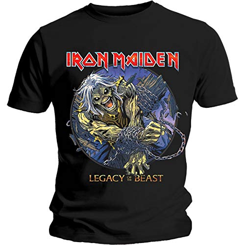 T-Shirt # S Unisex Black # Eddie Chained Legacy