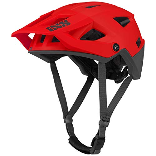 IXS Trigger AM Mountainbike-Helm, Unisex, Neonrot, ML (58 - 62 cm)