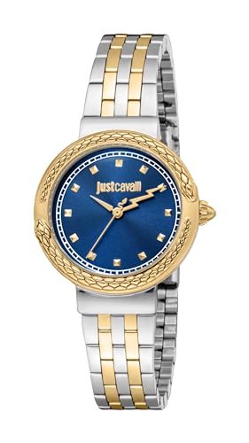 Just Cavalli Damen Analog Quarz Uhr mit Edelstahl Armband JC1L311M0065