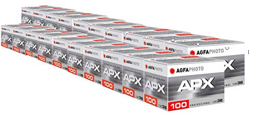AgfaPhoto APX 100 Prof 135-36 schwarz / weiß Film (20-er Pack bis zu 720 Aufnahmen)