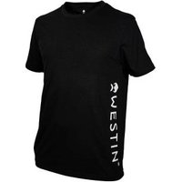 Westin Vertical T-Shirt Black - Angelshirt, Größe:XL