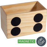Sigel Holz-Aufbewahrungsbox magnetisch Pinienholz 130x80x75mm beige