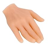 Gleiches Verhältnis Menschliche Hand, Erwachsene Männliche Hand Tätowierer üben Hand Silikon Hand, für Künstler Künstler Handform Ähnliche Anfänger(Right hand)