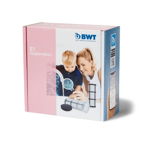 BWT E1 Hygienebox | Jahres-​Wartungsset für E1 Einhebelfilter | Besteht aus Hygienetresor + zusätzliches Filterelement