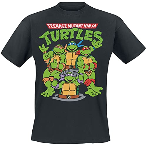 Teenage Mutant Ninja Turtles Group Männer T-Shirt schwarz M