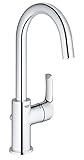 GROHE Eurosmart - Einhand- Waschtischarmatur (wassersparend, L-Size, Schwenkbereich 360°), chrom, 23537002