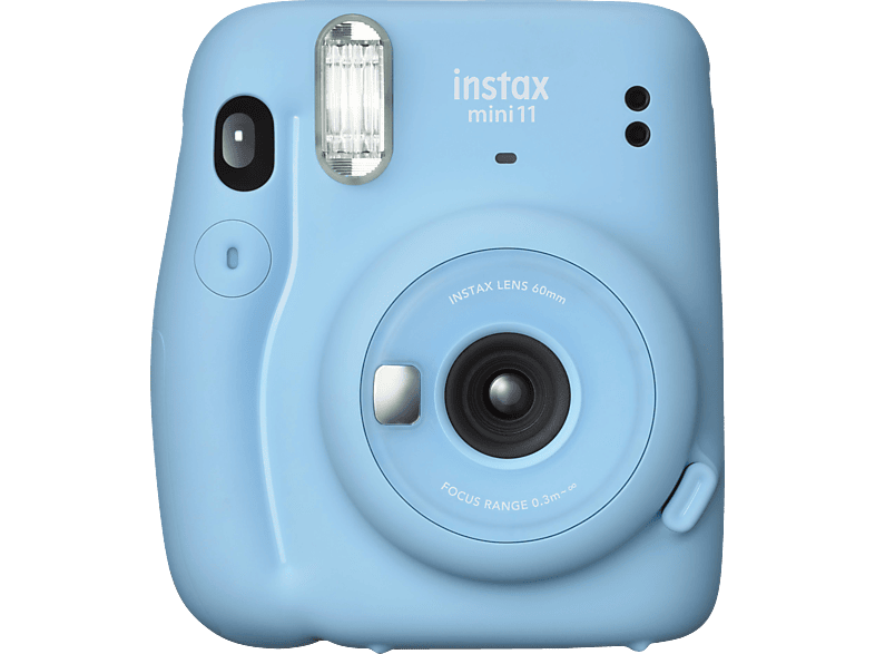 FUJIFILM instax mini 11 Bundle Sofortbildkamera, Sky-Blue