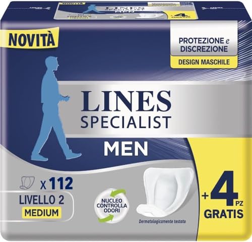 LINES SPECIALIST For Men Level 2 Medium, Packung mit 112 Stück