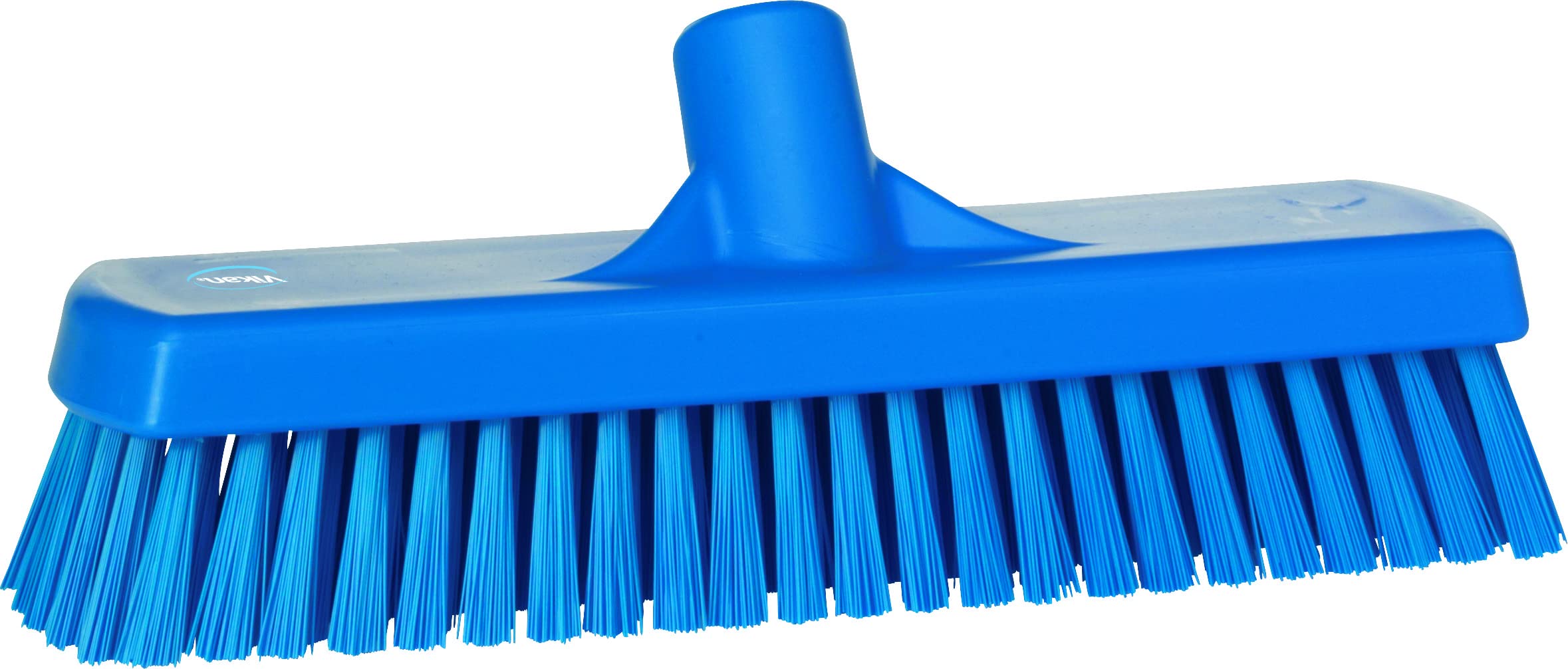 Vikan 70603 Deck Scrub, 11-3/4" Polyester Bristle, Blue