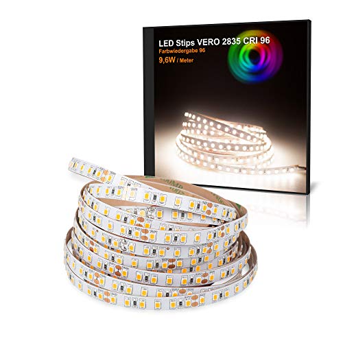 LED Streifen Vero Mextronic LED Streifen LED Band LED Strip VERO Neutralweiß (4000k) CRI 96 48W 5 Meter 24V IP20