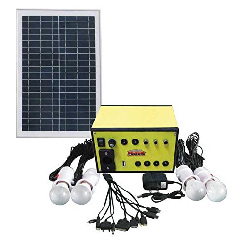 Mauk Solarset 15 W 12 V 7 Ah Solarmodul Beleuchtung für Wohnwagen, Camping und Outdoor