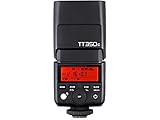 Godox Blitzgerät TT350C Systemblitzgerät für Canon Kameras, Schwarz