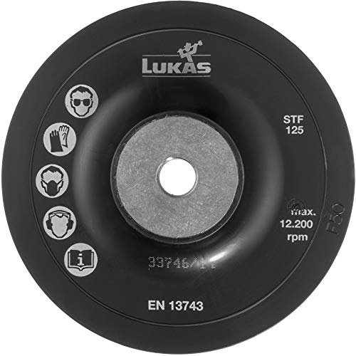 LUKAS Stützteller STF für Fiberscheiben Ø 150 mm mit M14-Gewinde für Winkelschleifer