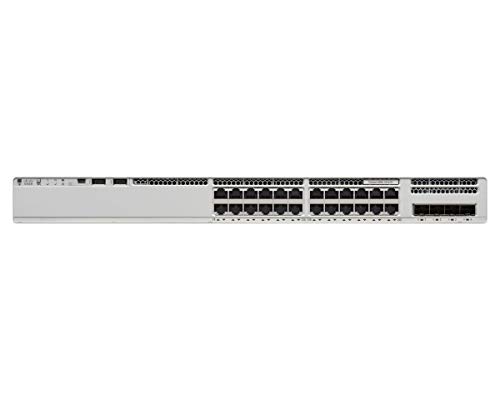 Cisco Catalyst 9200 Netzwerk-Essentials Commutateur C3, intelligent, 24 x 10/100/1000 (PoE+) – montierbares SUR Rack – PoE+