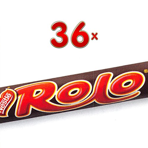 Nestle Rolo Single 36 x 52g Packung (Schokolade mit Karamellfüllung)