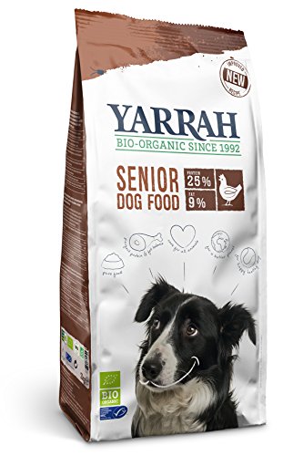 Yarrah Senior Huhn, Fisch, Kräuter 2kg Bio Hundefutter, 1er Pack (1 x 2 kg)