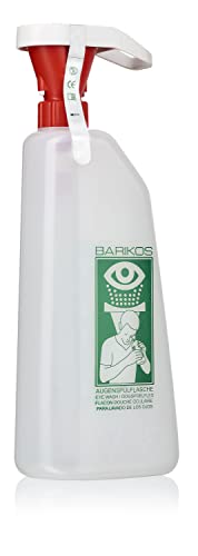 Barikos KS Augenspülflasche 620ml - ph-neutrale Augendusche Erste Hilfe Augenspülung