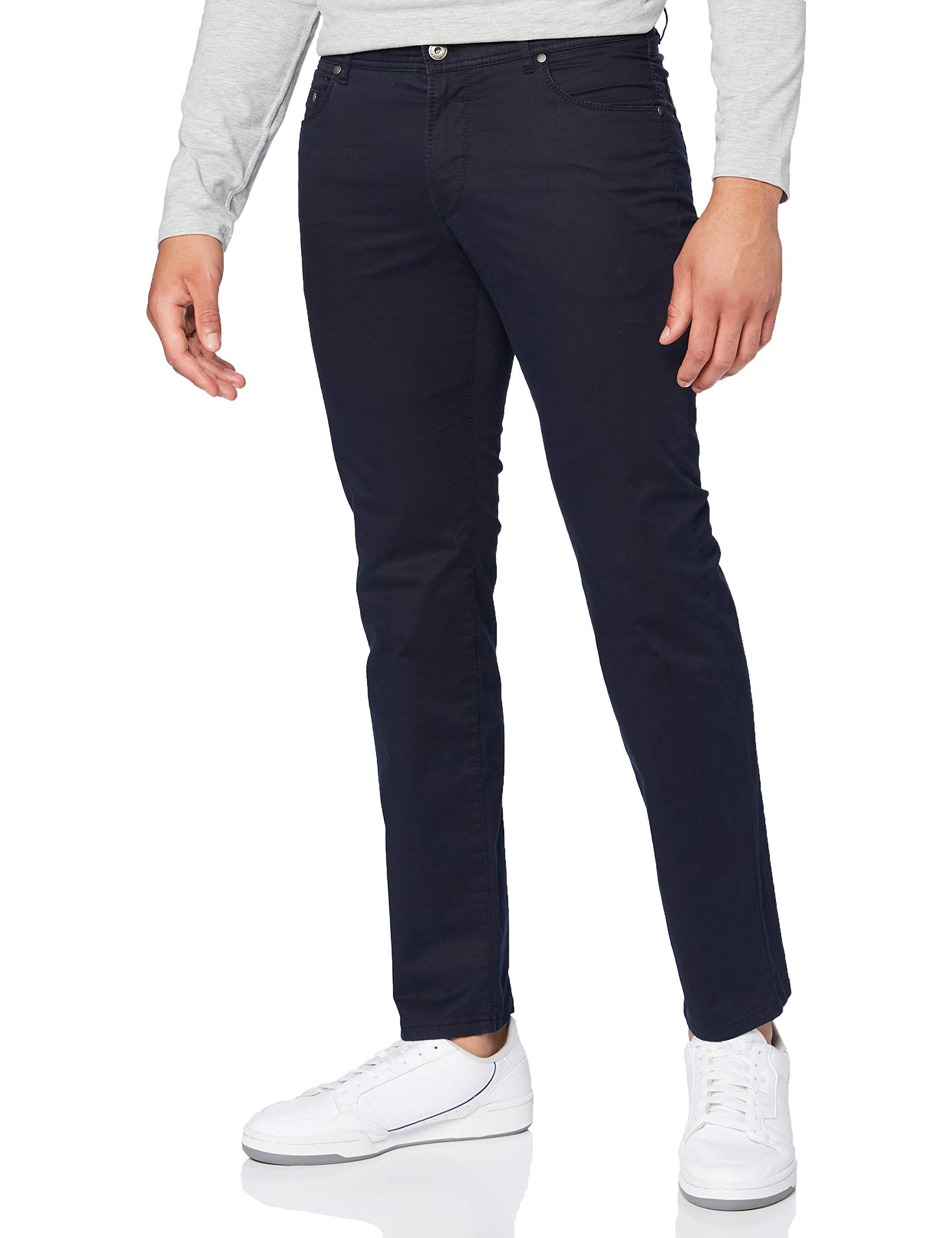EUREX by BRAX Herren Regular Fit Jeans Hose Style PEP-s Five Pocket Baumwolle, Blau, PERMA BLUE, 26U
