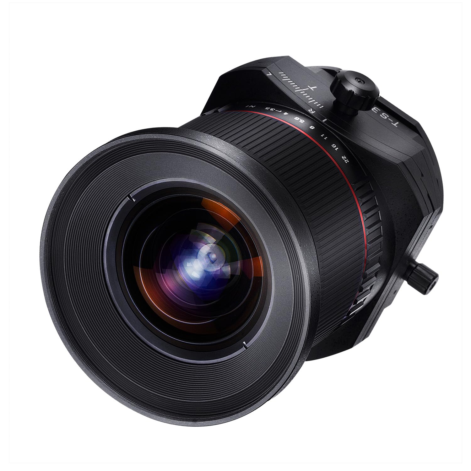 Samyang 24/3,5 Objektiv DSLR T/S Nikon F manueller Fokus Tilt and Shift Fotoobjektiv Weitwinkelobjektiv schwarz