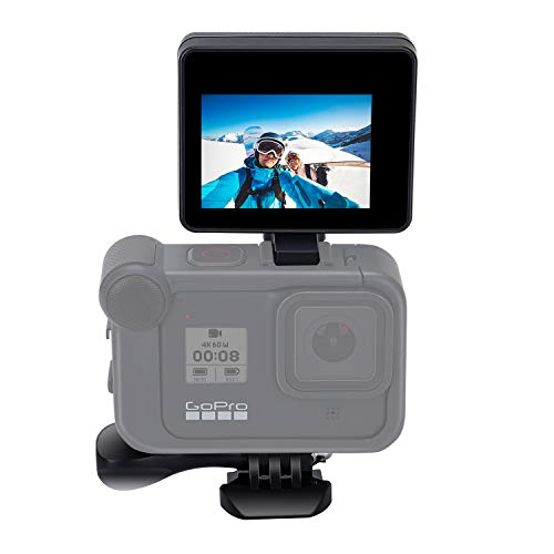 Suptig LCD-Bildschirm Selfie LCD-Bildschirm Kompatibel mit Gopro Hero 9 Hero 8 Hero 7 Hero 6 Hero 5 Hero 4 3+ 3 AKASO Campark SLR Mehr Action Cam 2.0inch IP 68 Wasserdicht