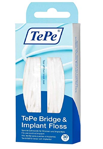2 TePe Bridge & Implant Floss je 30 Stück