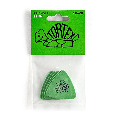 Dunlop 431R.88 Tortex® Triangle, Green.88mm, 72/Bag