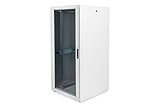 DIGITUS Netzwerkschrank - 19-Zoll Rack 32HE - 80x80 cm - Dynamic Basic Serie - Traglast 600 kg - Nutztiefe 750 mm - Grau