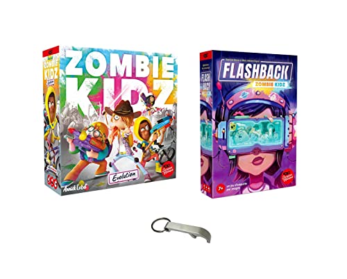 Set Zombie Kids Evolution + Flash Back Zombie Kids Französische Version + 1 Flaschenöffner Blumie (Kids + Flash Back)