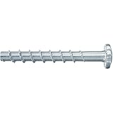 fischer UltraCut FBS II 6x30/5 Panhead, leistungsstarke Betonschraube, Linsenkopfschraube, zur Befestigung in den Bereichen Sanitär, Heizung & Klima, galvanisch verzinkt, 100 Stk.