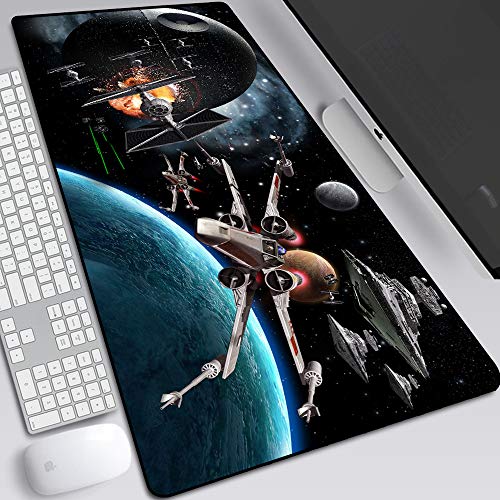 BILIVAN Skywalker Rise Star Wars 9 Gaming-Mauspad, groß, 900 x 400 mm, perfekte Präzision und Geschwindigkeit, Gaming-Mauspad mit 3 mm dicker Basis für Notebooks und PCs (24)