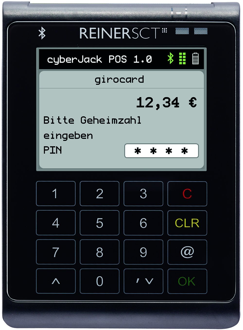 REINER SCT cyberJack® POS | Electronic-Cash-Terminal | Kartenleser für bargeldlose Transaktionen | Lesegerät Made in Germany